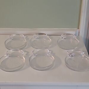 Vintage Glass Coasters/Ashtrays
